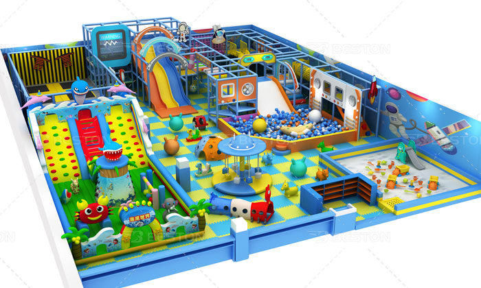 Ocean theme indoor soft play equipment