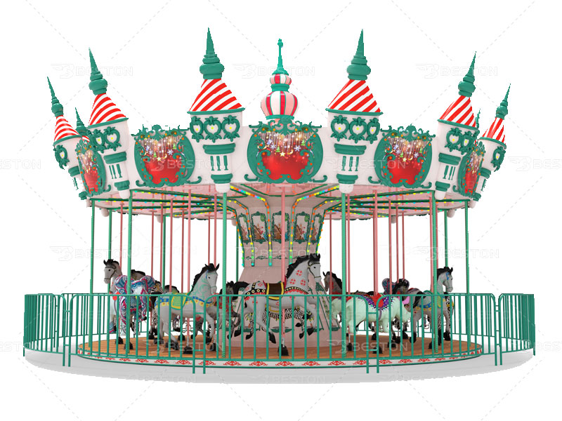 buy Christmas carousel merry-go-round rides for sale